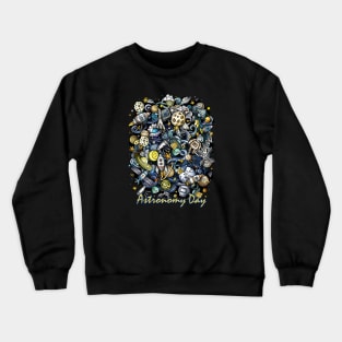 Astronomy Day Crewneck Sweatshirt